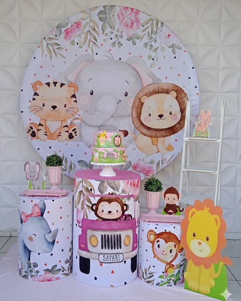 Safari Rosa Prata  - GabiSantosDecor