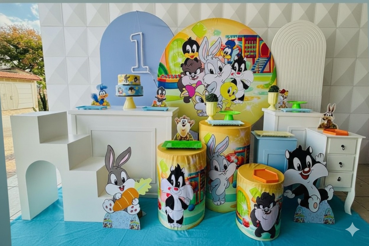 Composição Looney Tunes  - GabiSantosDecor