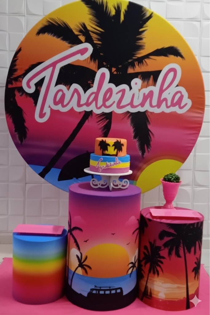 Tardezinha Rosa Bronze  - GabiSantosDecor