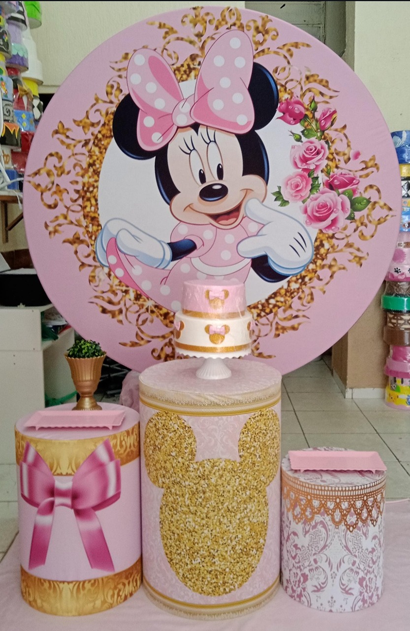 Minnie Rosa 2 Bronze  - GabiSantosDecor