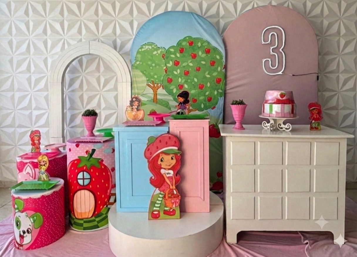 Composição Moranguinho  - GabiSantosDecorhttps://loquefacil.com/c/gabisantosdecor