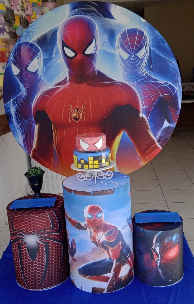 Homem Aranha 3 Bronze - GabiSantosDecor