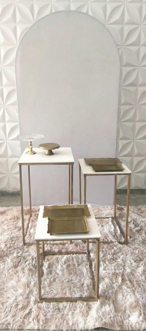 Branco E Dourado  - GabiSantosDecor