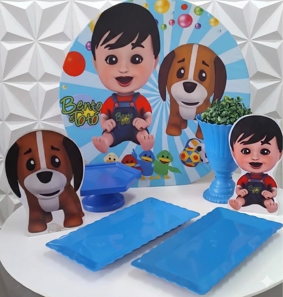 Bento E Totó Mesa - GabiSantosDecor