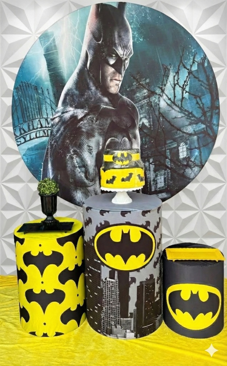Batman Amarelo Bronze  - GabiSantosDecor