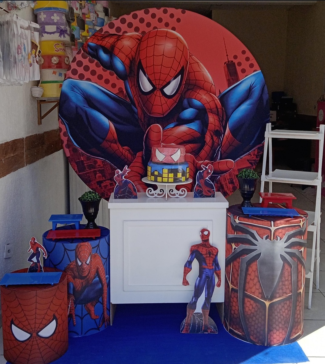 Homem Aranha Vermelho Ouro  - GabiSantosDecor