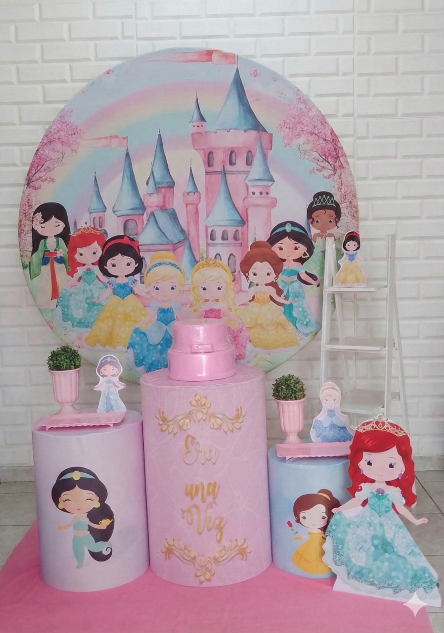 Princesas Cut Prata  - GabiSantosDecor