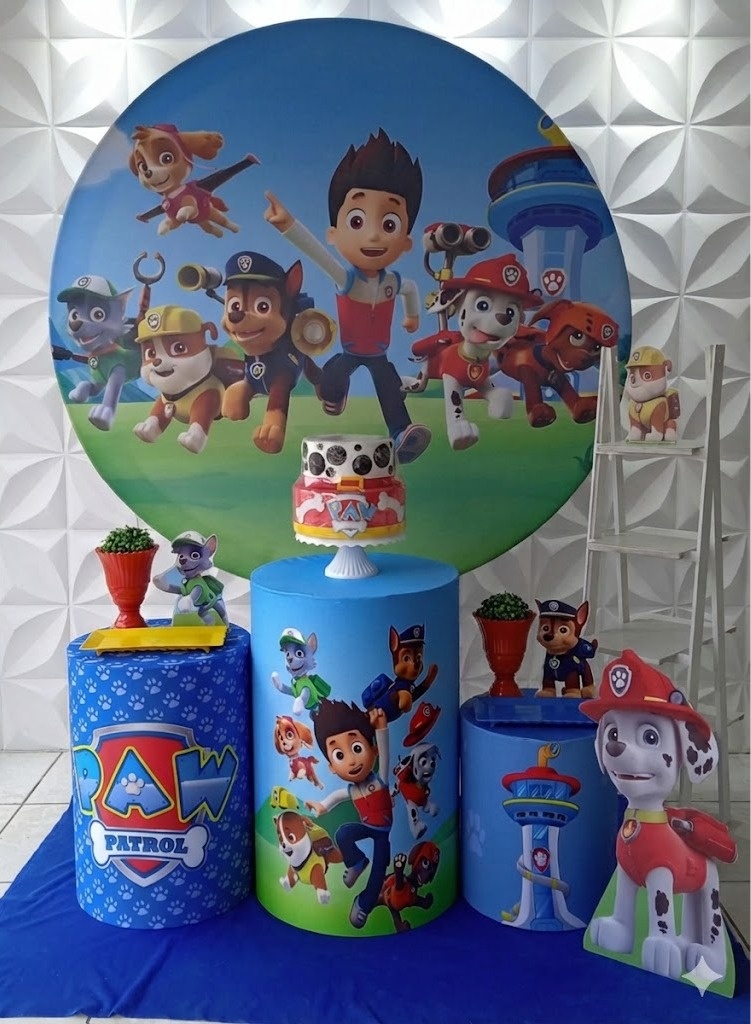 Patrulha Canina Prata  - GabiSantosDecor