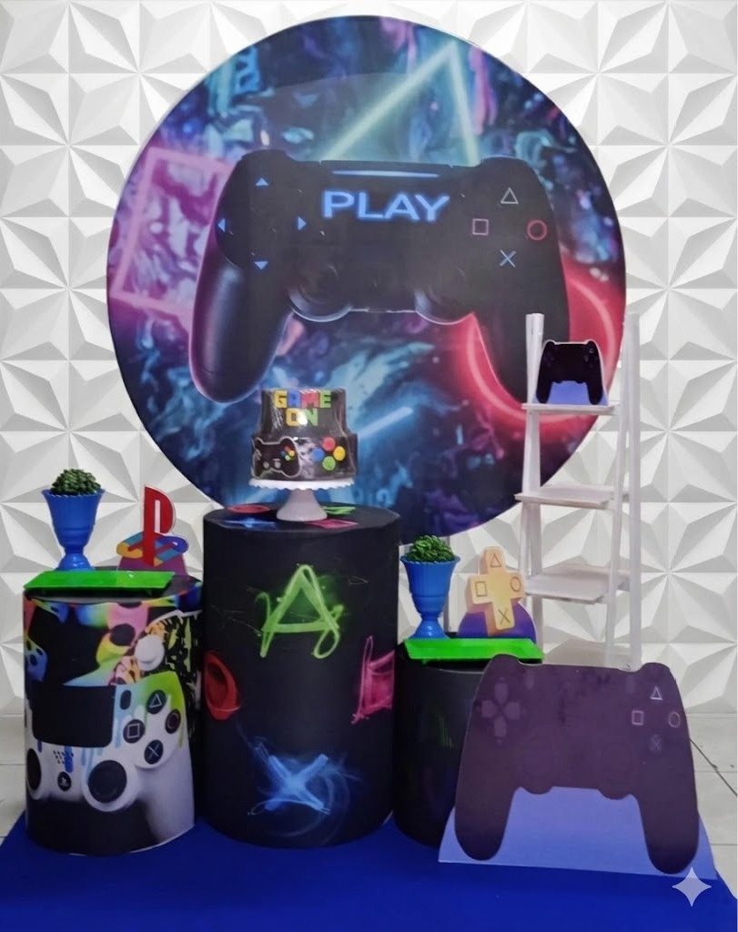 Gamer Prata  - GabiSantosDecor