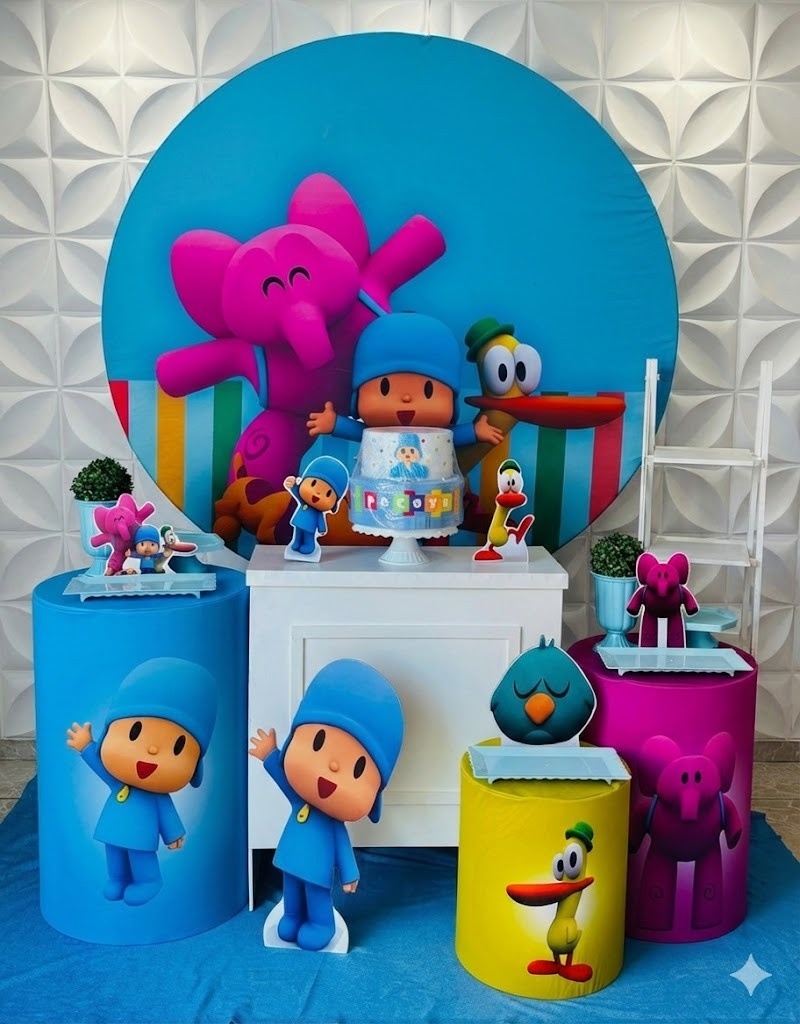Pocoyo Ouro Azul - GabiSantosDecor