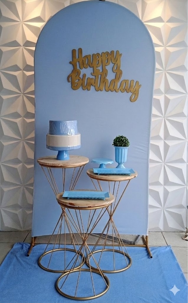 Romano Azul Claro Cinturinha  - GabiSantosDecor