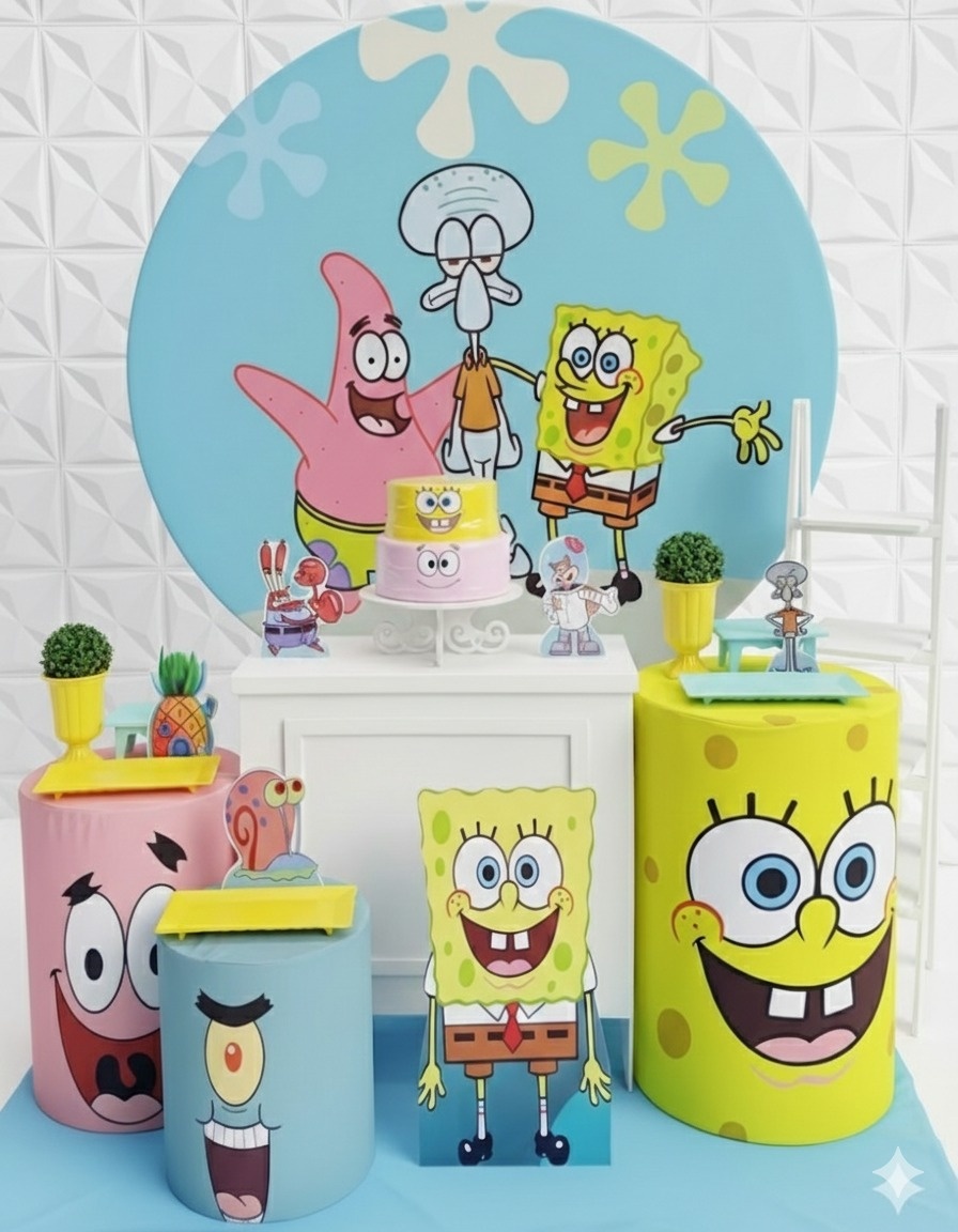 Bob Esponja Ouro - GabiSantosDecor