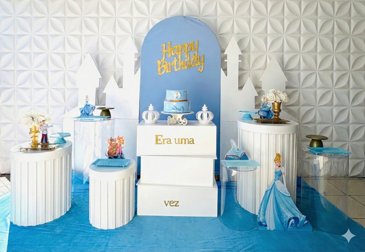 Composição Cinderela Adulto - GabiSantosDecor