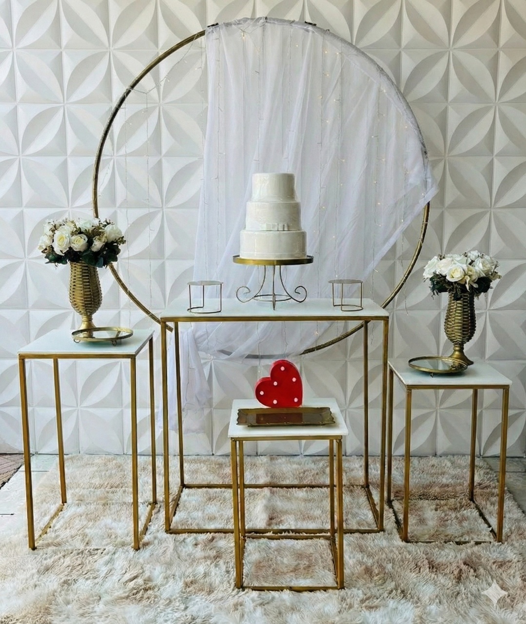 Casamento Luxo Redondo  - GabiSantosDecor