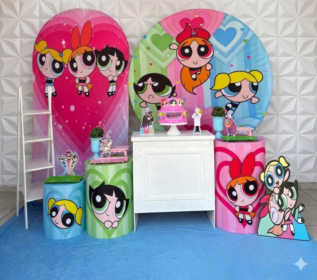 Meninas Super Poderosas Luxo  - GabiSantosDecor