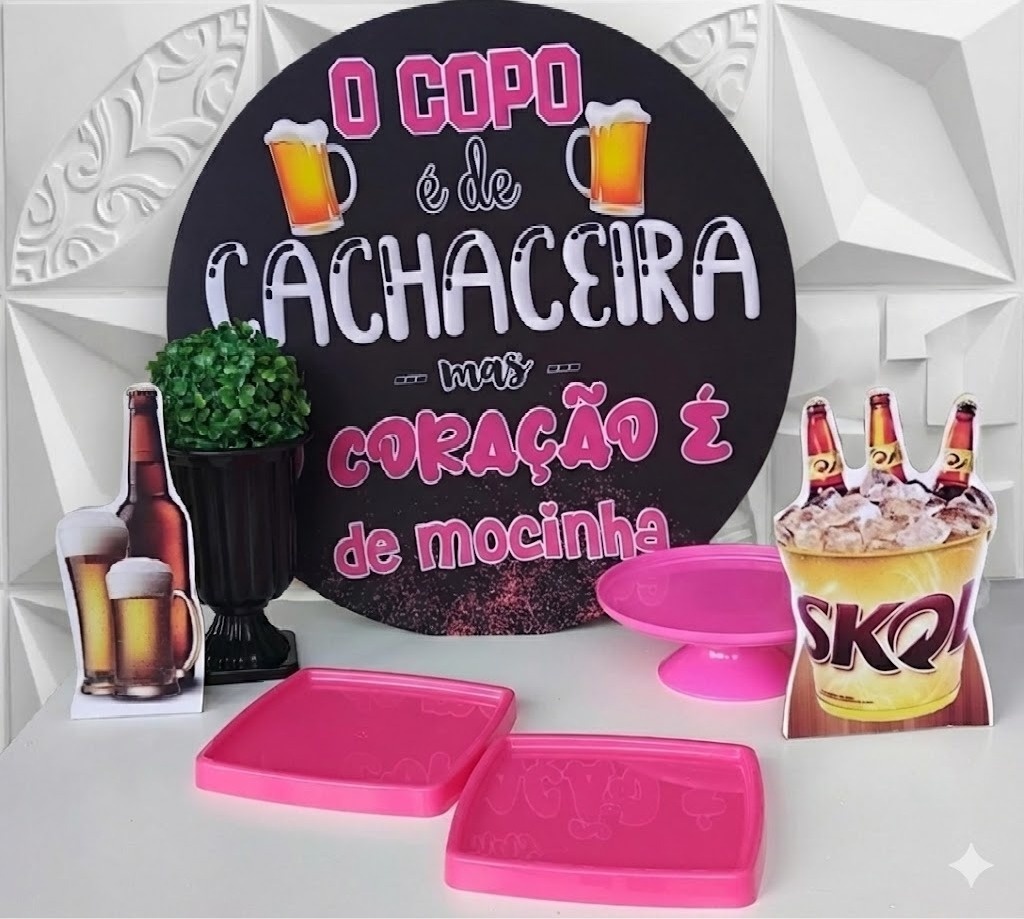 Boteco Rosa Mesa - GabiSantosDecor
