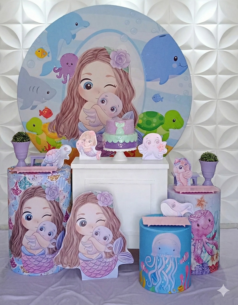 Sereia Cut 1 Ouro  - GabiSantosDecor
