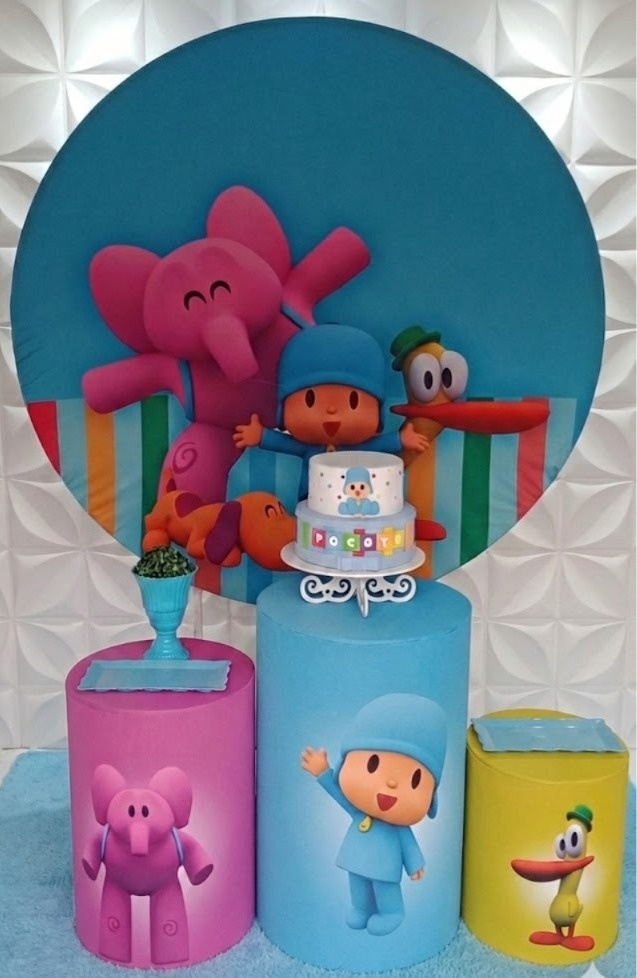 Pocoyo Bronze Azul  - GabiSantosDecor