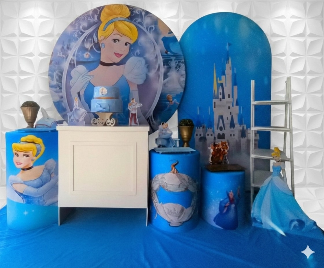 Cinderela Luxo  - GabiSantosDecor