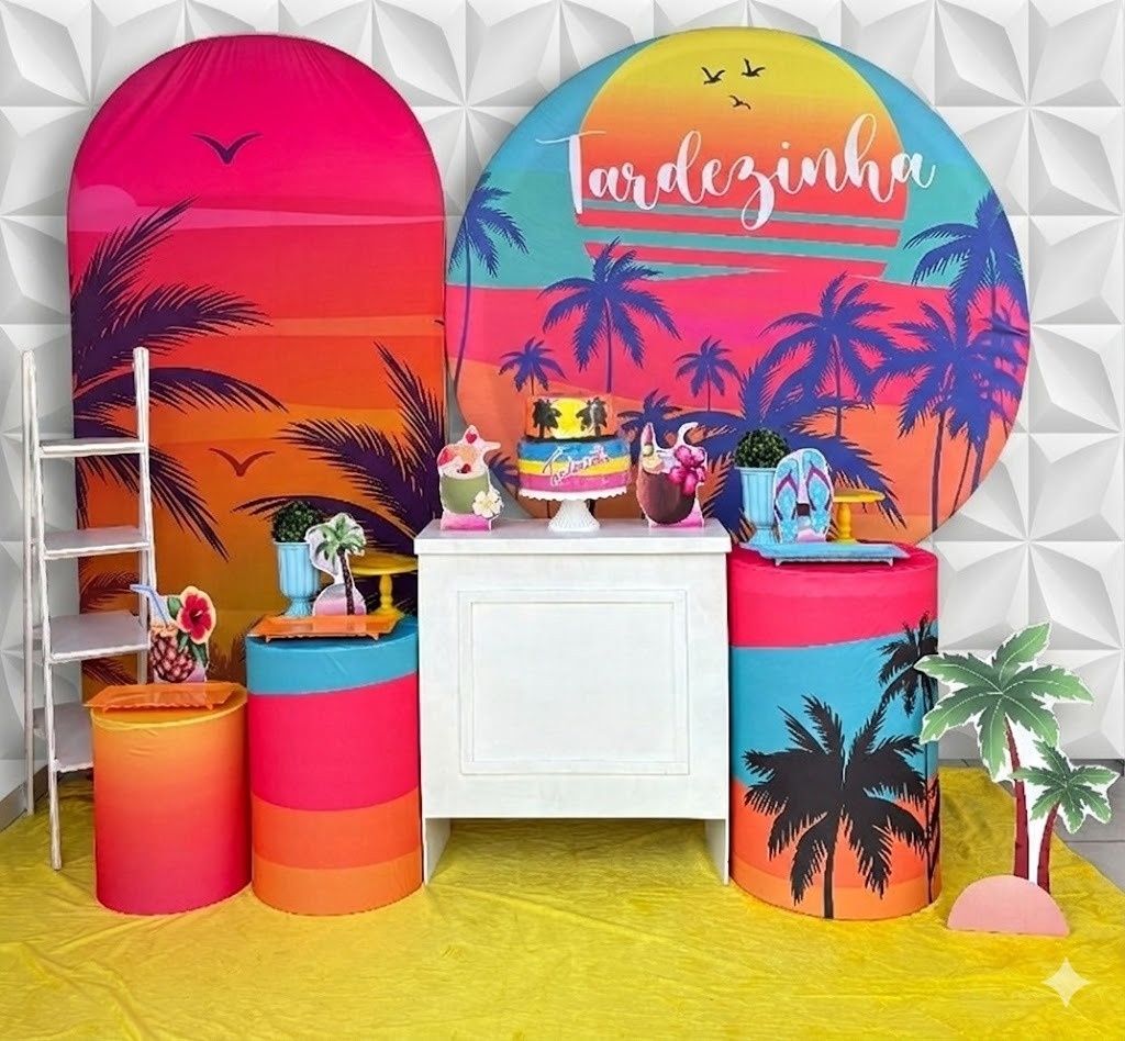 Tardezinha Azul Luxo  - GabiSantosDecor