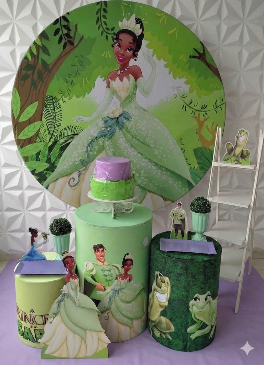 Princesa E O Sapo Prata  - GabiSantosDecor