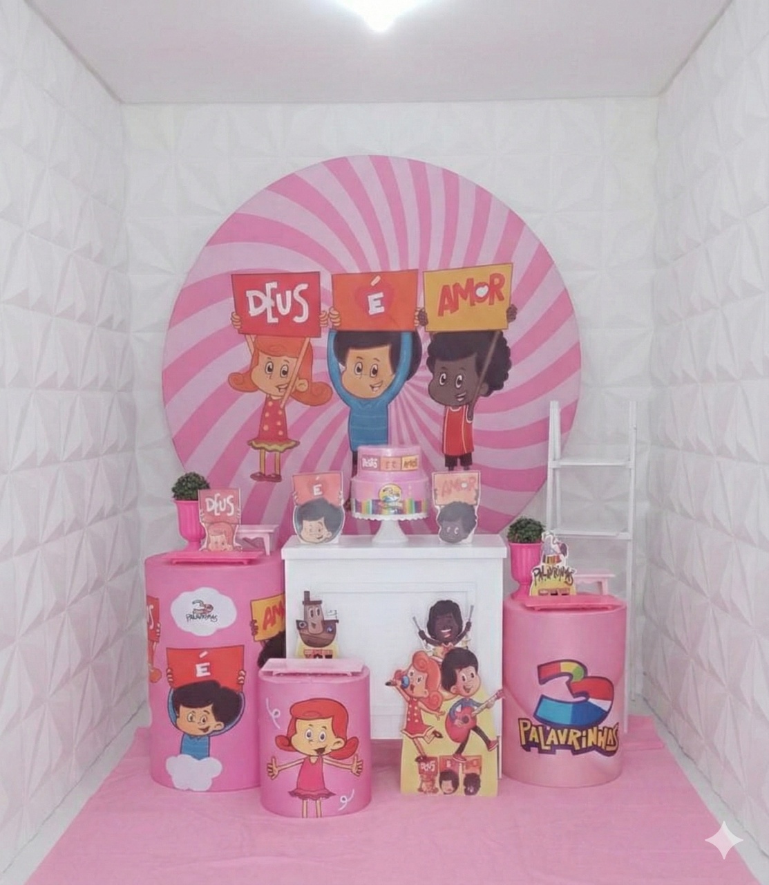 3 Palavrinhas Rosa Ouro - GabiSantosDecor