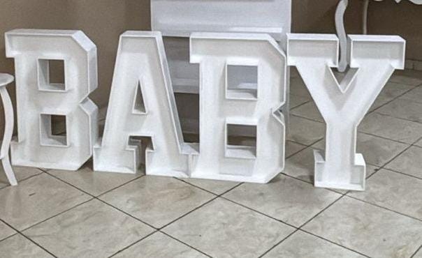 Letras Baby Chão  - GabiSantosDecor