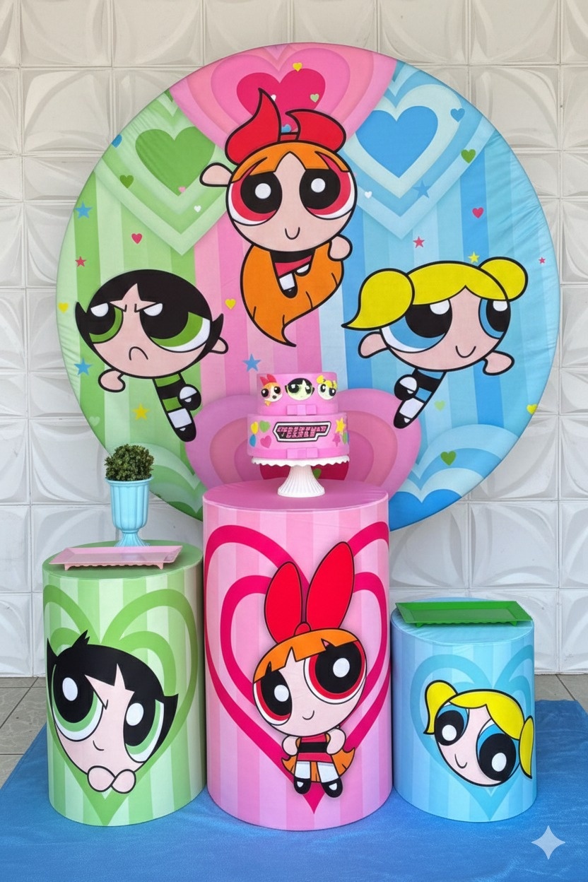 Meninas Super Poderosas Bronze  - GabiSantosDecor