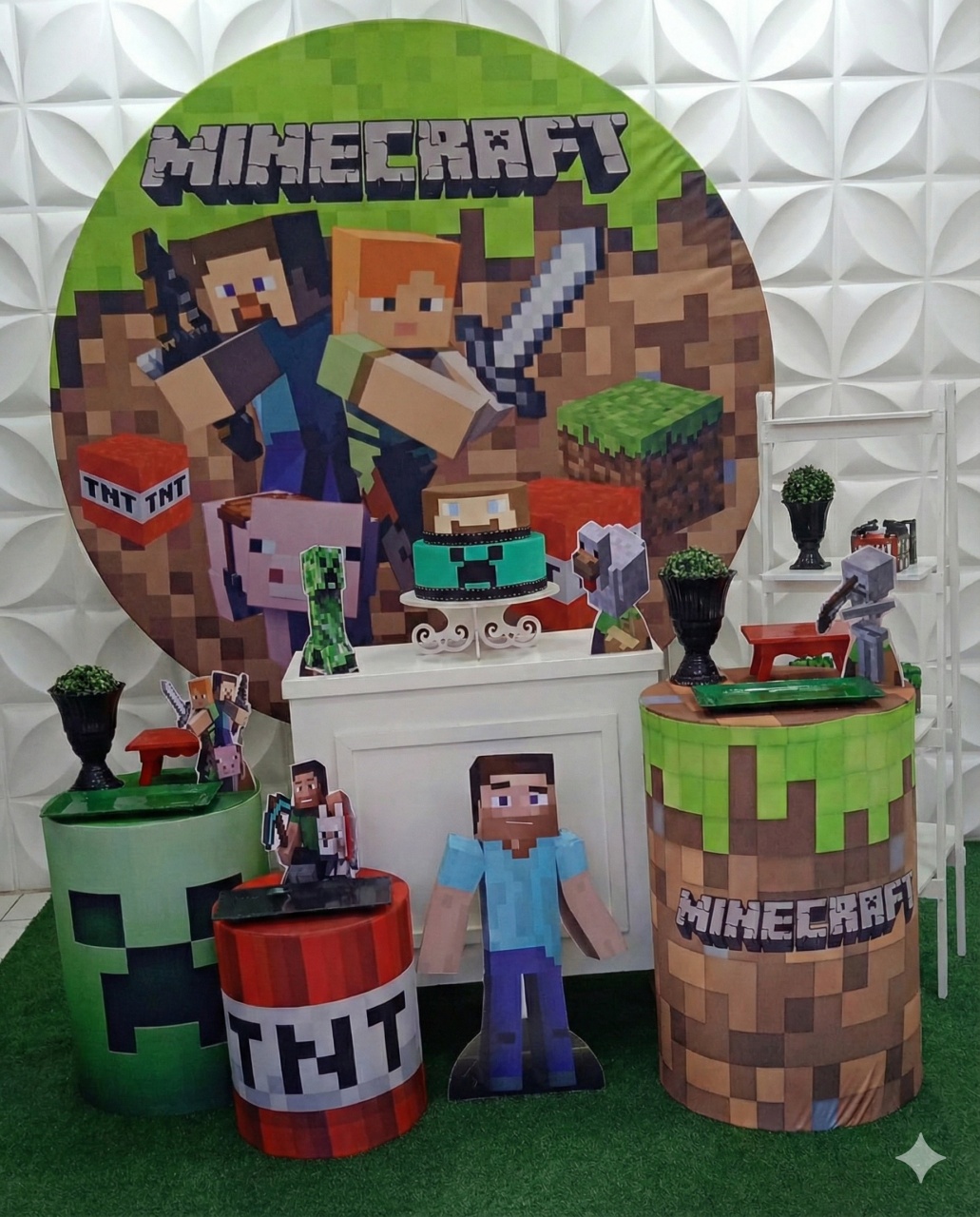 Minecraft Ouro  - GabiSantosDecor