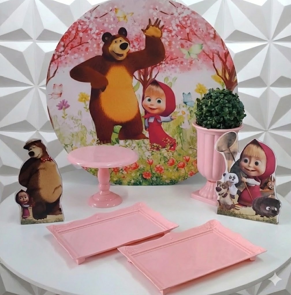 Marsha E O Urso Mesa  - GabiSantosDecor