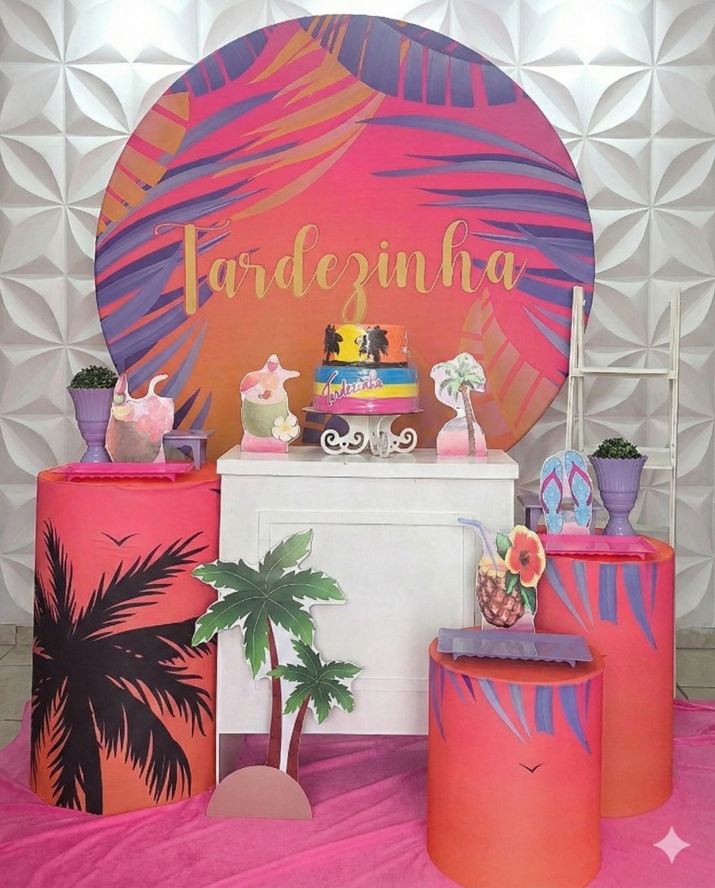 Tardezinha Lilás Ouro  - GabiSantosDecor