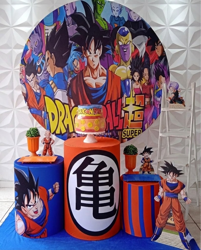 Dragon Ball Prata  - GabiSantosDecor