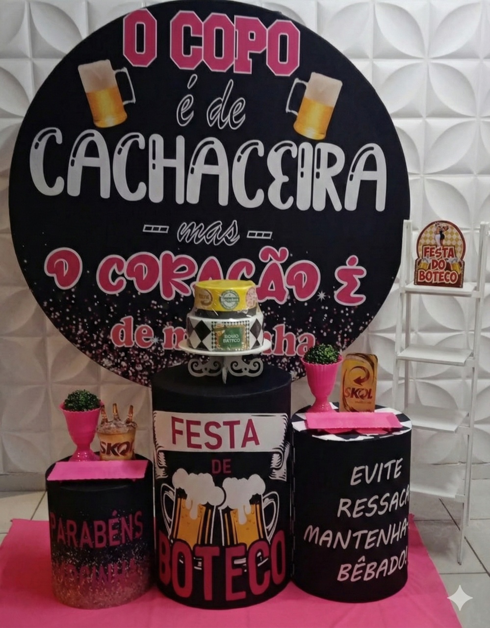 Boteco Rosa Prata  - GabiSantosDecor