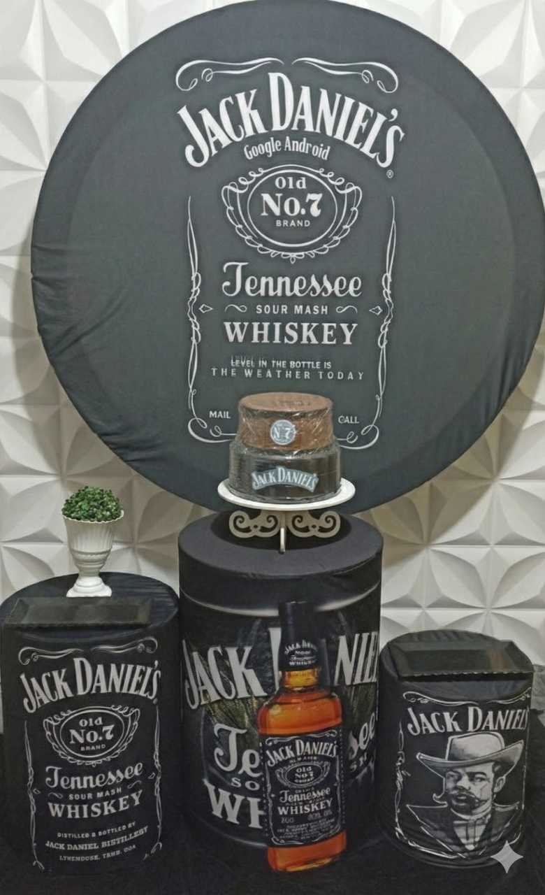 Jack Daniels Bronze  - GabiSantosDecor