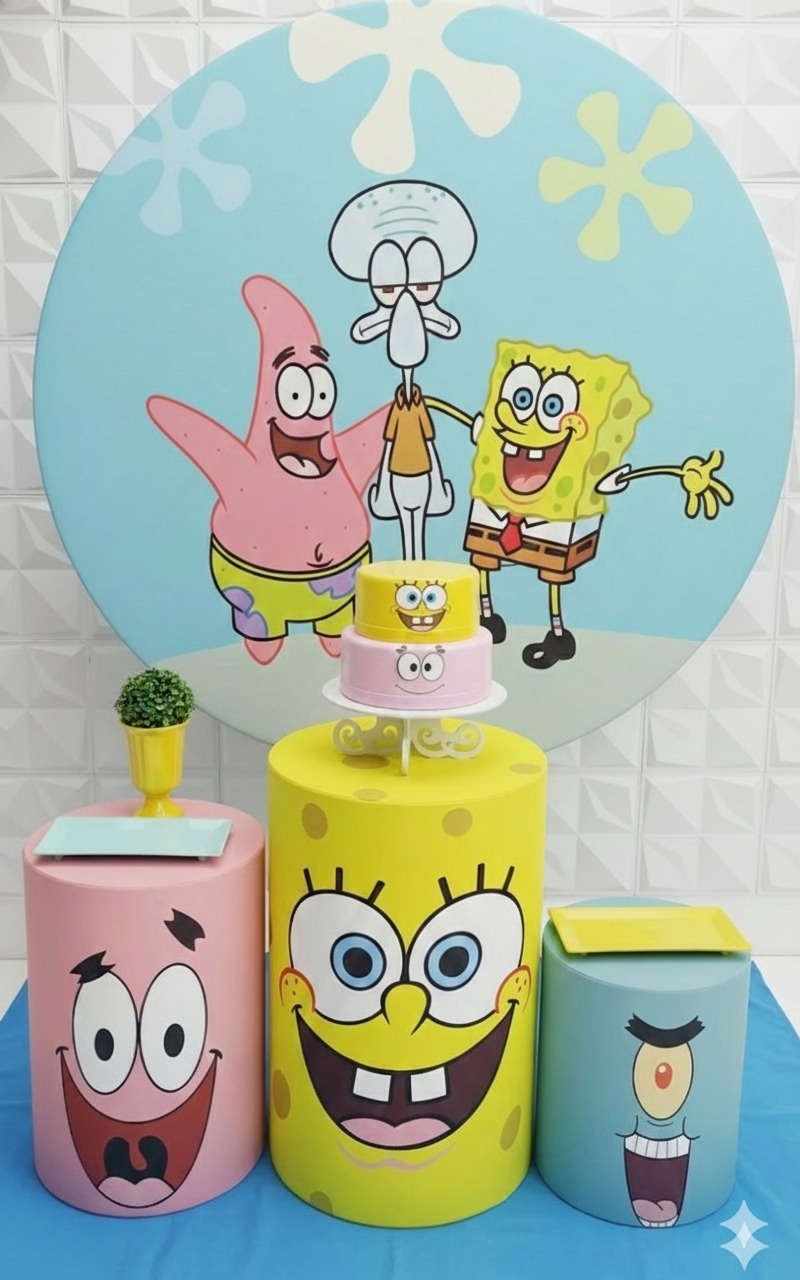 Bob Esponja Bronze - GabiSantosDecor