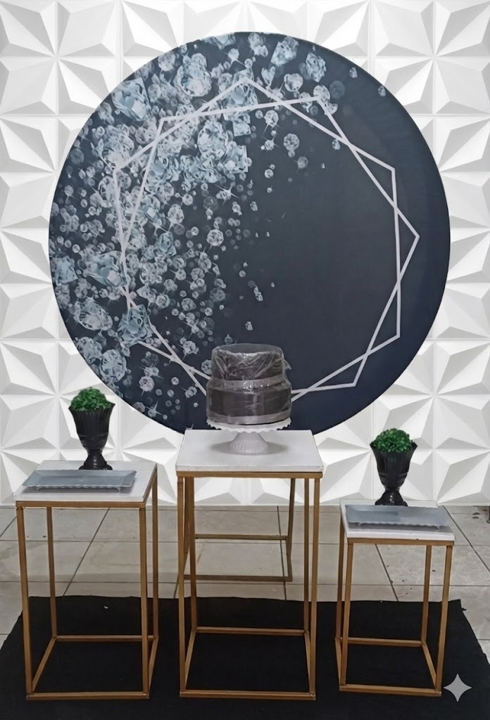 Preto Prata Trio Ferro  - GabiSantosDecor