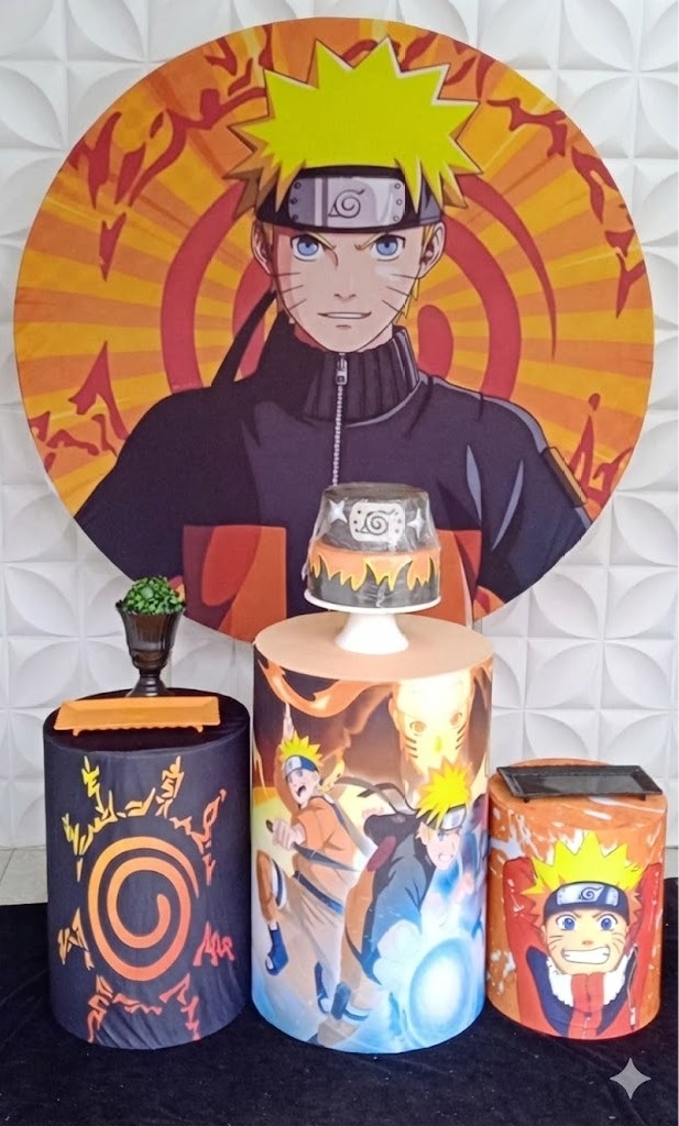 Naruto Laranja Bronze  - GabiSantosDecor