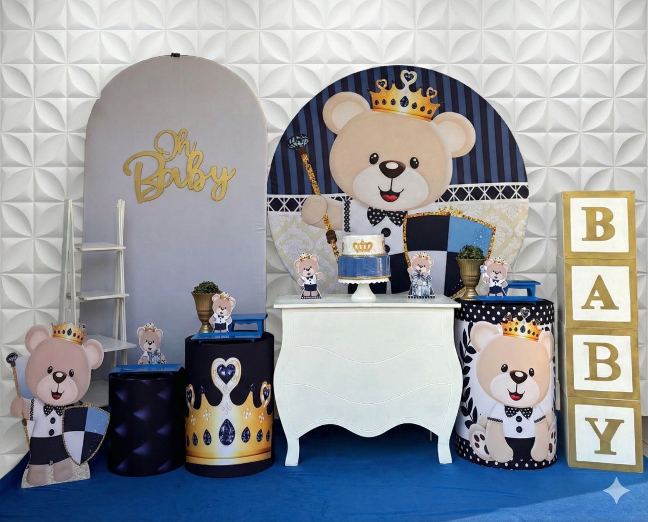Urso Príncipe Super Luxo  - GabiSantosDecor