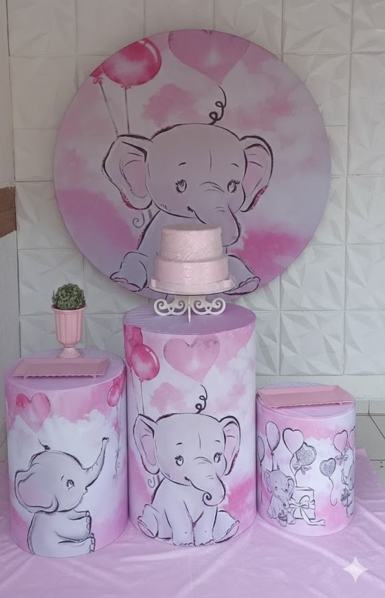 Elefante Rosa Bronze  - GabiSantosDecor