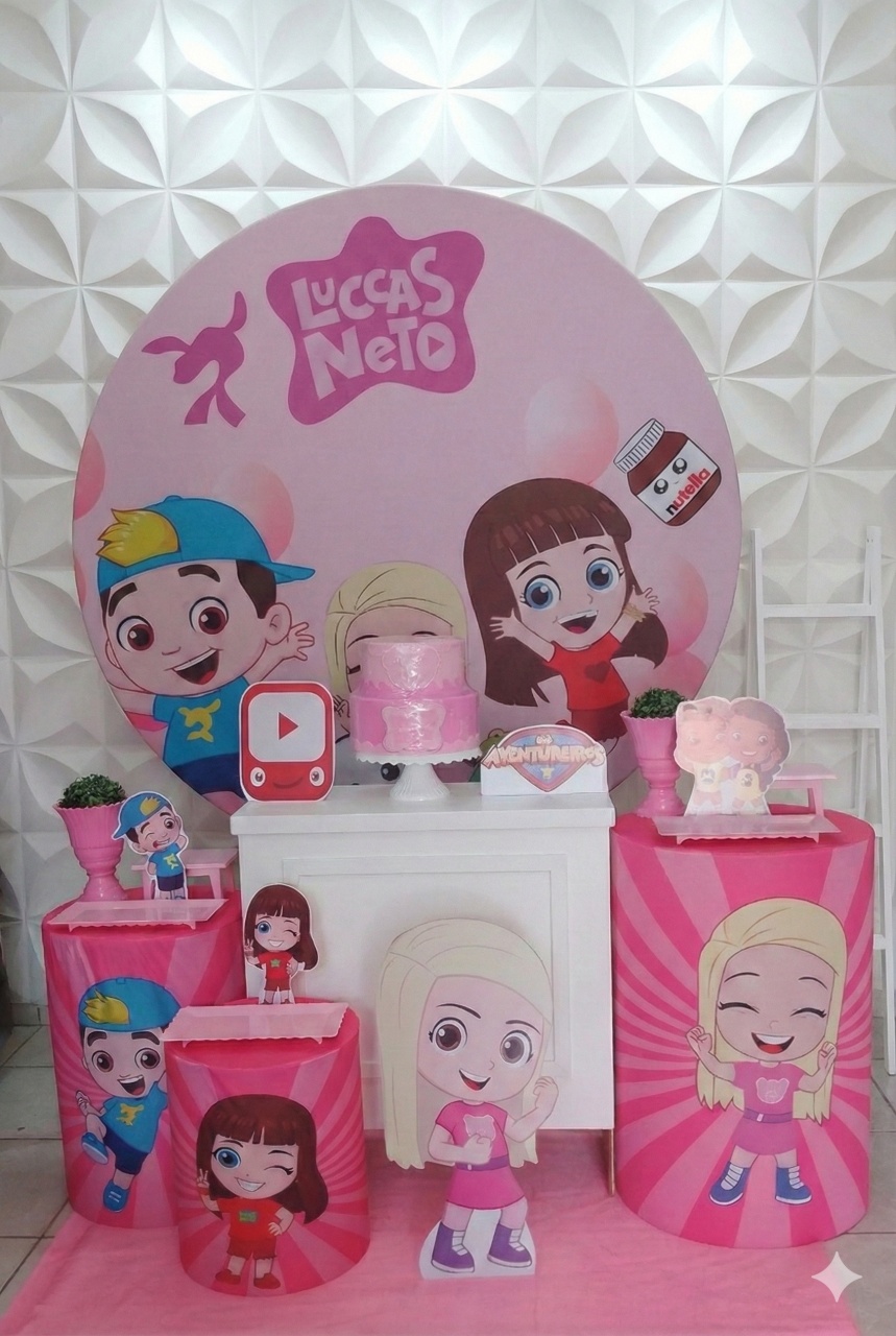 Aventureiros Rosa Ouro - GabiSantosDecor