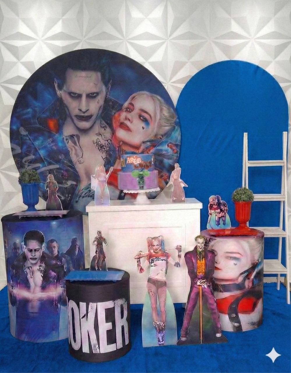 Arlequina E Coringa Luxo - GabiSantosDecor