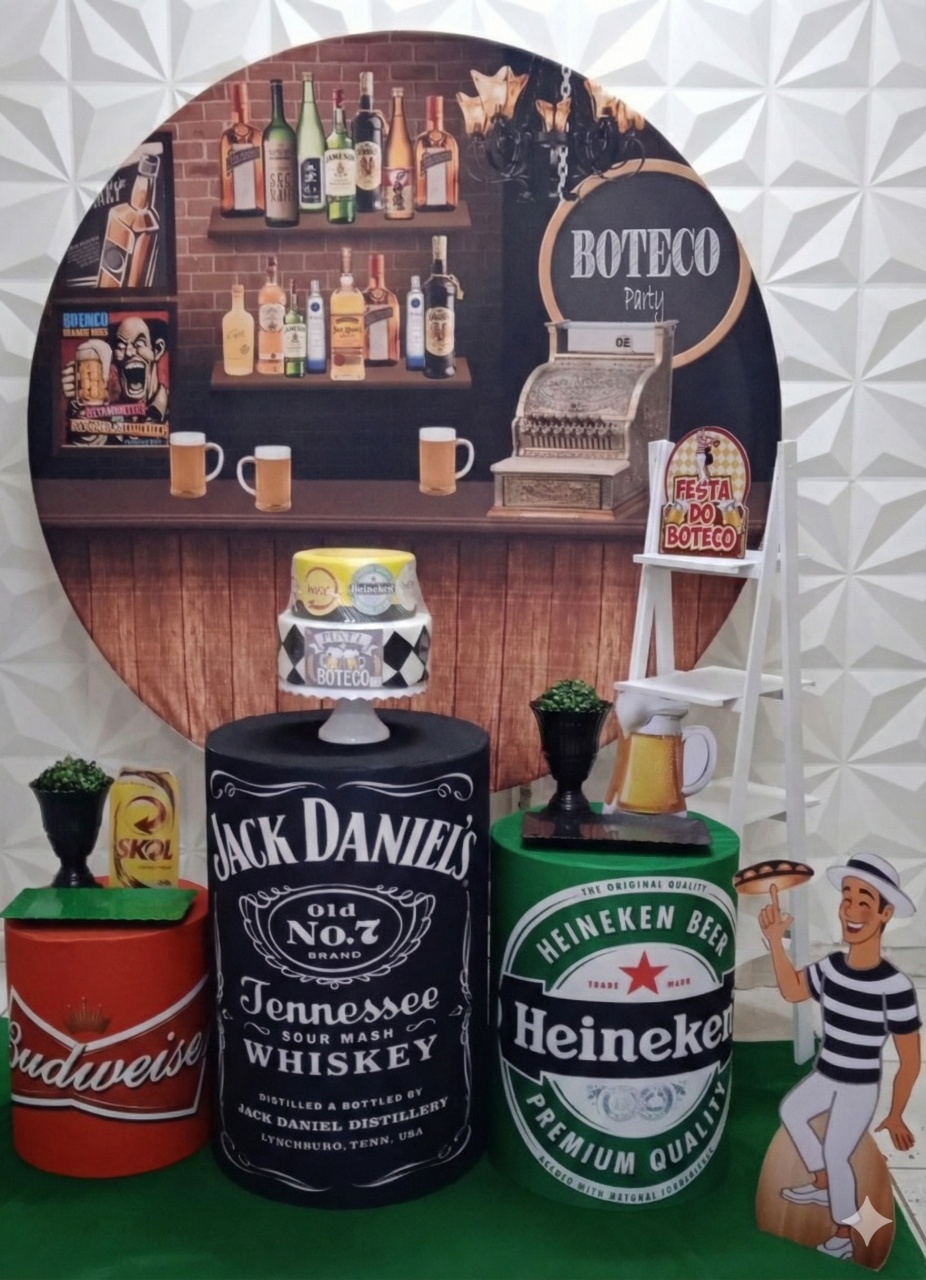 Boteco 1 Prata  - GabiSantosDecor