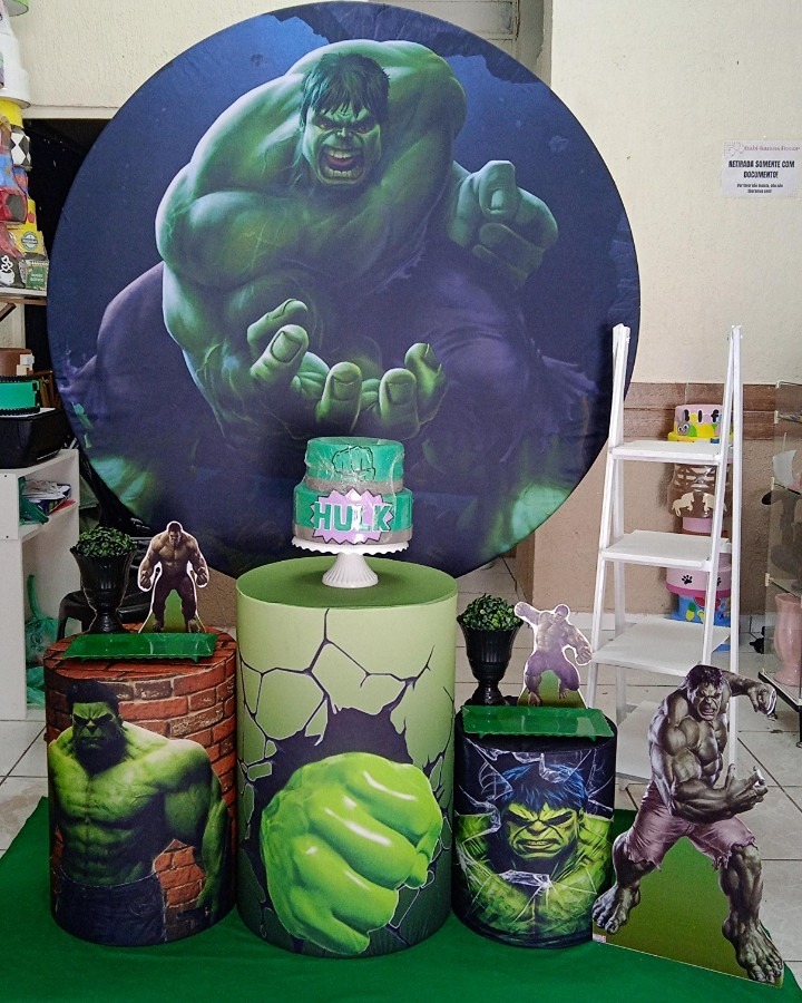 Hulk Prata  - GabiSantosDecor