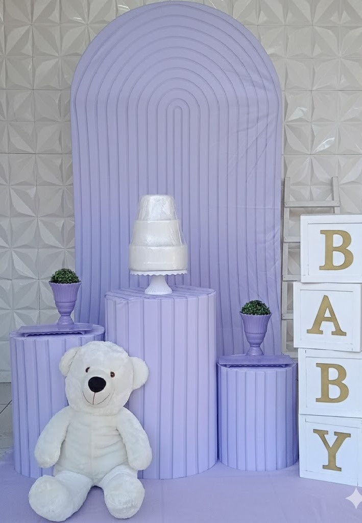 Chá de Bebê Lilás  - GabiSantosDecor
