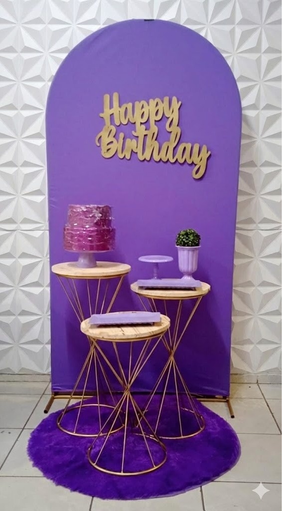 Romano Roxo Mesa Cinturinha  - GabiSantosDecor