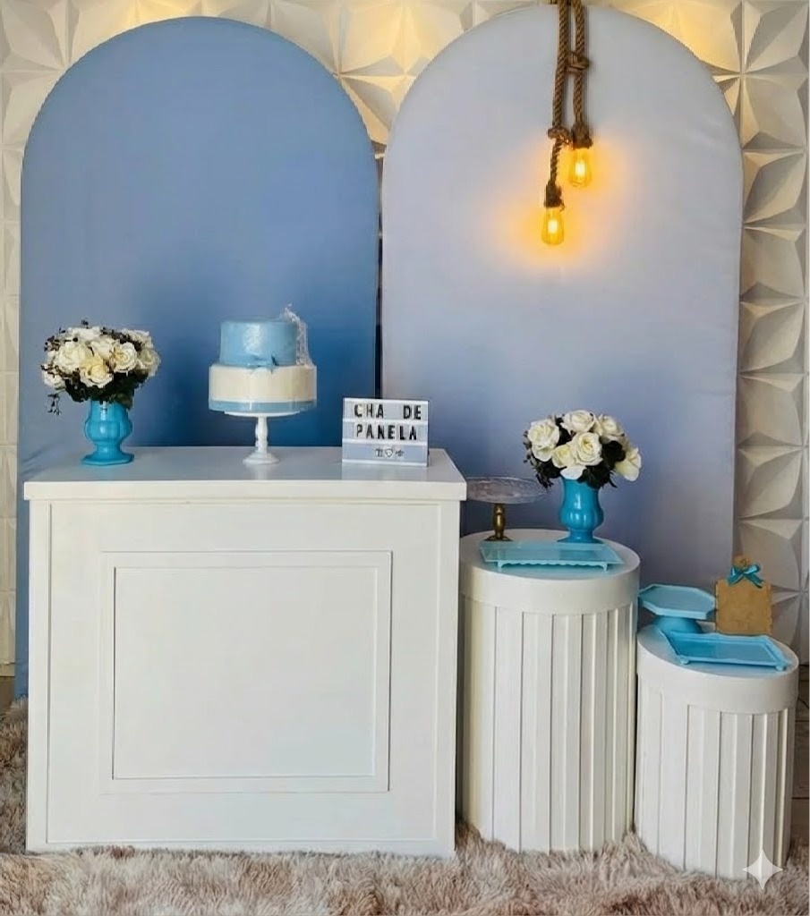 Chá Cozinha, Panela Ou Casamento Azul - GabiSantosDecor