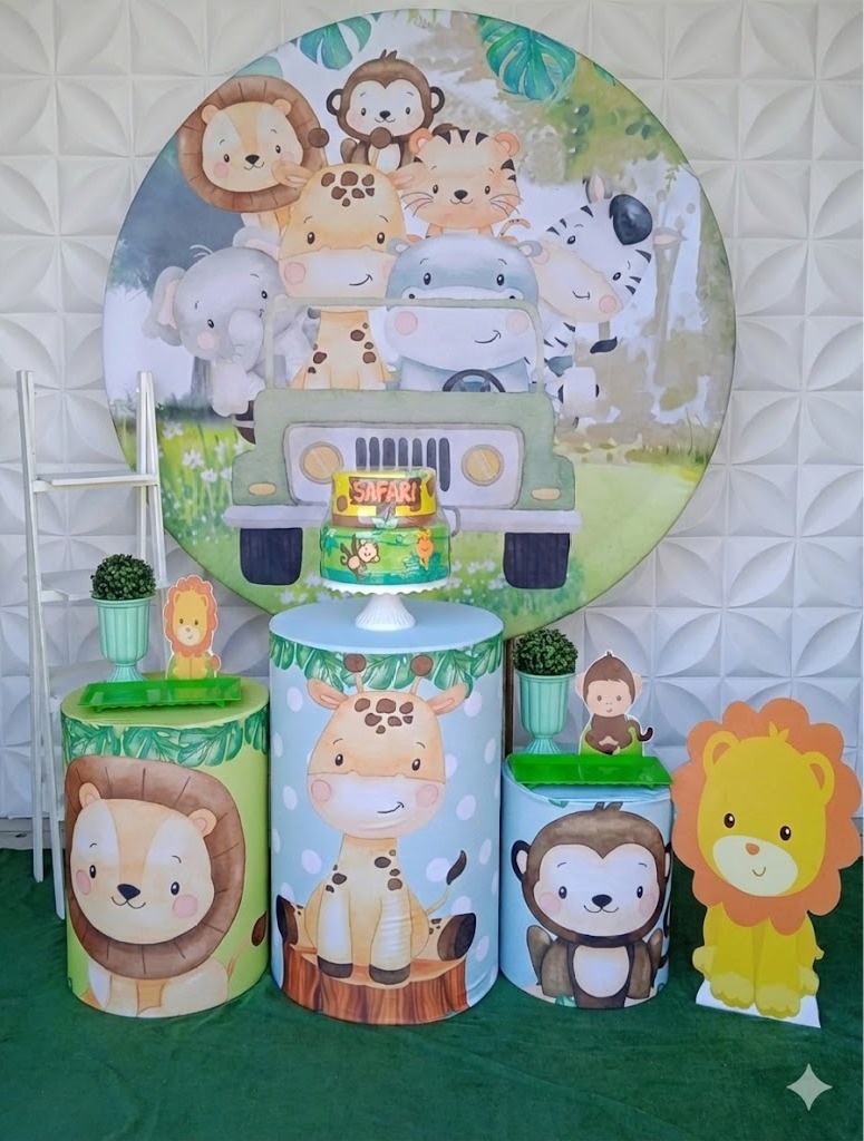 Safari 3 Prata  - GabiSantosDecor