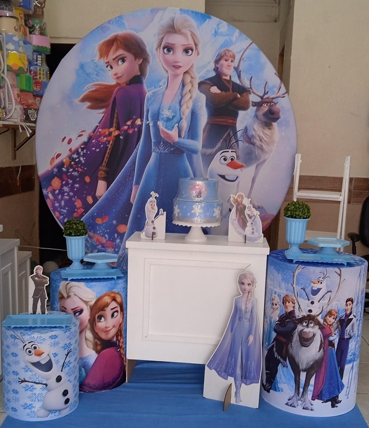 Frozen 1 Ouro  - GabiSantosDecor