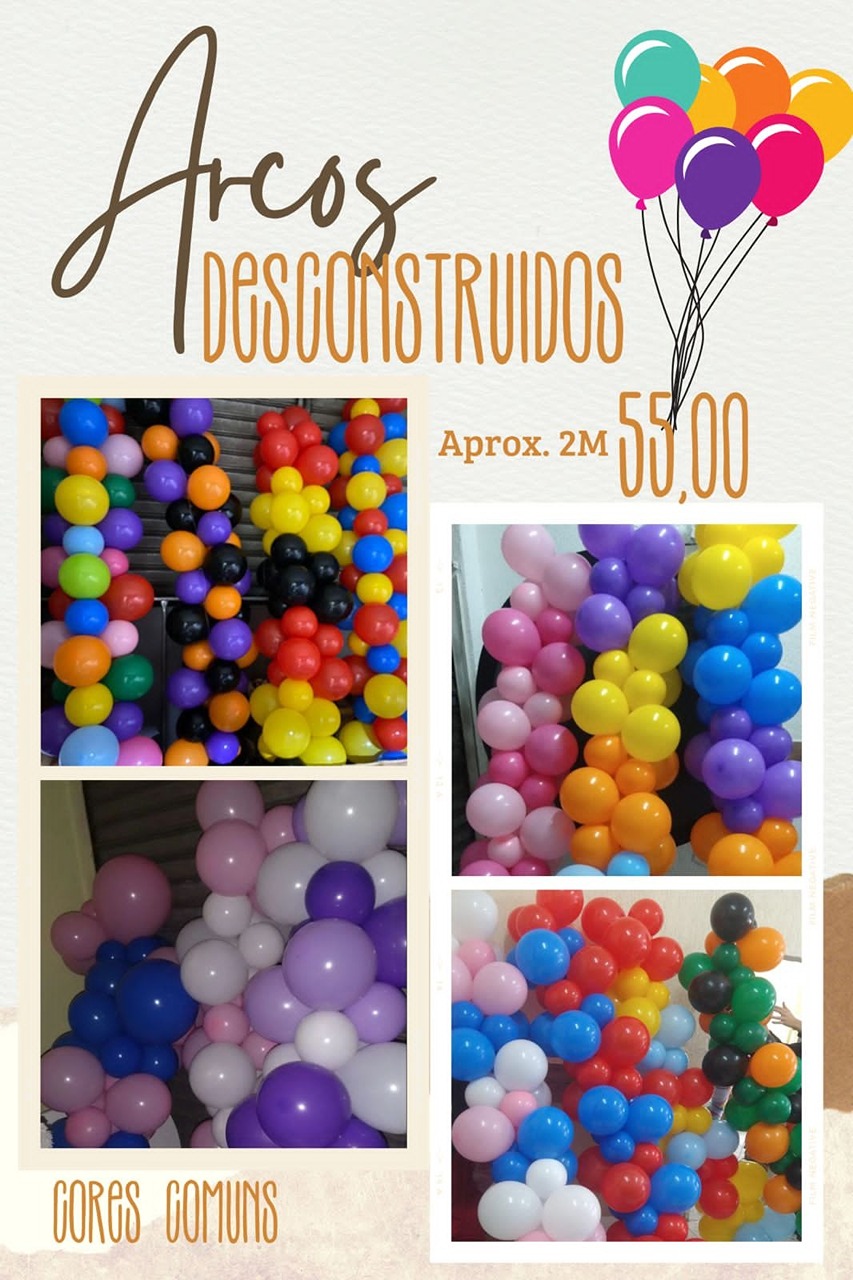 Arco 2M Simples  - GabiSantosDecor