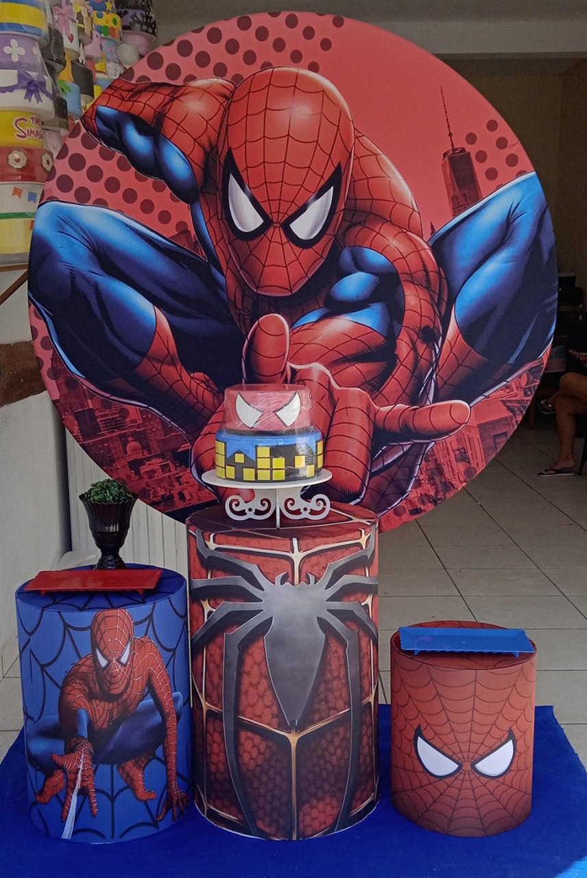 Homem Aranha Vermelho Bronze  - GabiSantosDecor